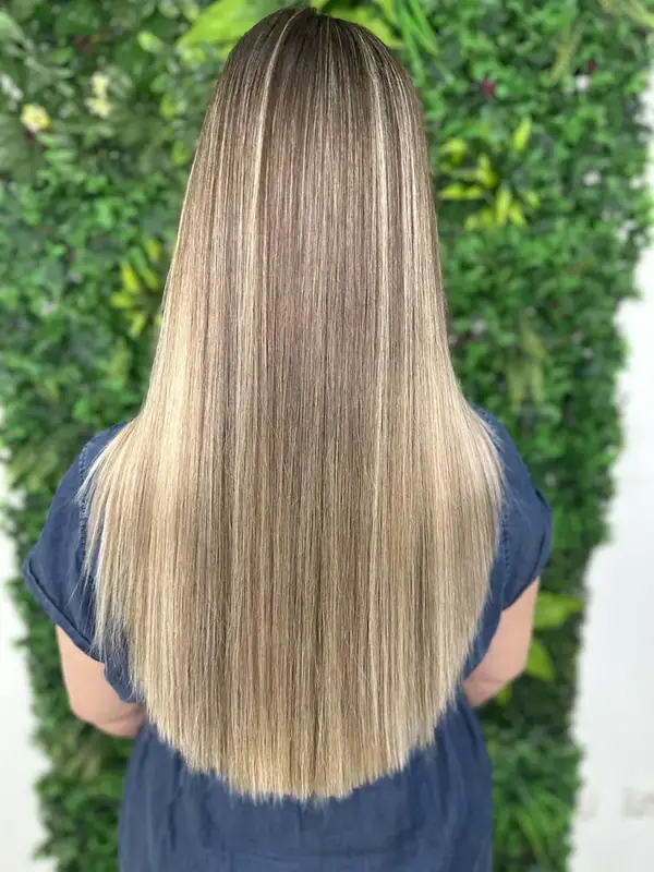 Balayage rubio de Pepa Romero